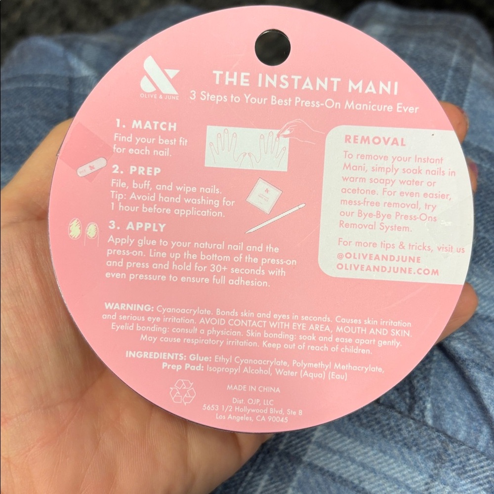 The Instant Mani Press-On Nails - Pink Goldfish - Picture 3 of 4